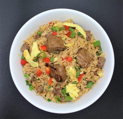 Chaufa Carne (beef fried rice)