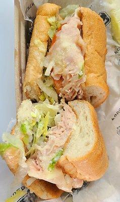 Smoked Turkey Sub - $8.39 (ordered on Uber Eats for $10.95 BOGO deal)