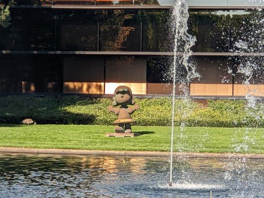 Peanuts characters at Stony Point Lake