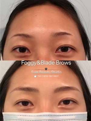 Semi-Permanent Make-up: Foggy&Blade Brows.