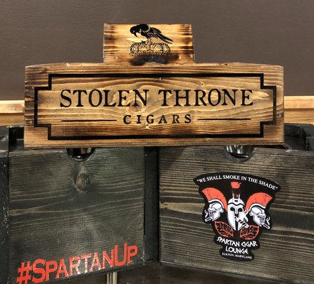 Handmade Spartan Ashtrays & Stolen Throne Cigars available for purchase,