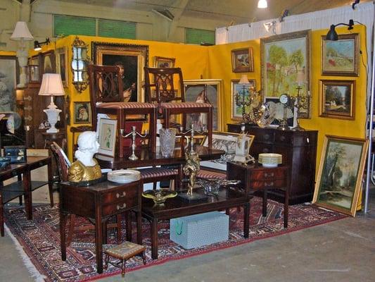 another on of our fine antique dealers at the show