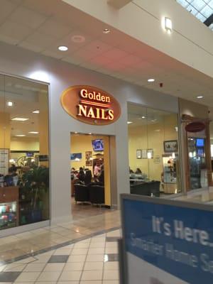 Brockton Golden Nails -- Westgate Mall : 200 Westgate Drive, Brockton          Storefront