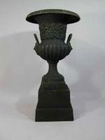 Cast Iron Capagna Urn with Base