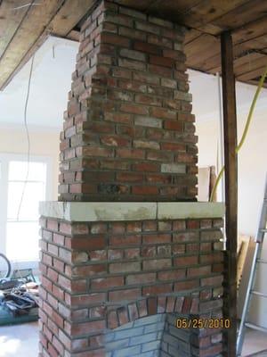 Hensley Masonry - Custom Fireplaces (AFTER SHOT)