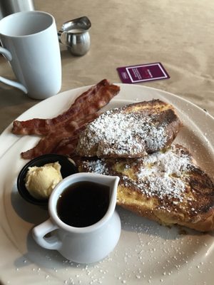 French toast and bacon