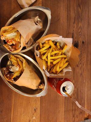 Gyros and a side of fries