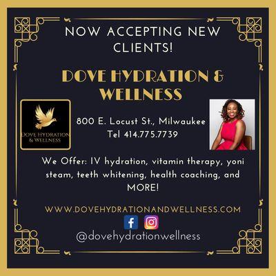 Now accepting new clients!!