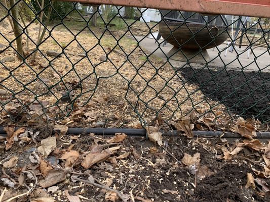 Broken fence