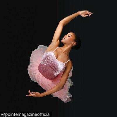 Poster of Company dancer in Pointe Magazine tutu photo feature