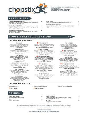 To-Go Menu: House Crafted Creations