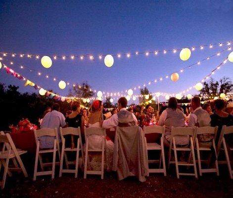 Outdoor globe lighting Rentals