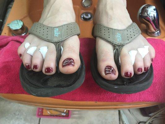 Special occasion pedicure