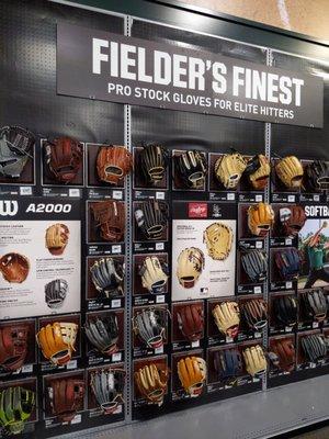 Awesome set up to choose a great glove