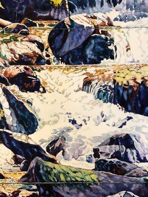 Details of Starvation Creek Triptych