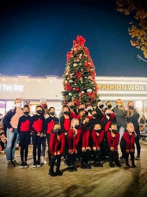 Performing Company at the Downtown Sunnyvale Tree Lighting