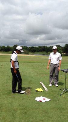 Working with PGA Tour player and coach, Grant Waite