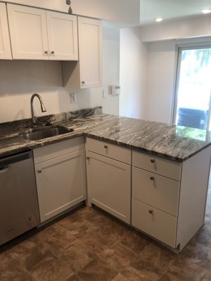 Partial kitchen renovation.