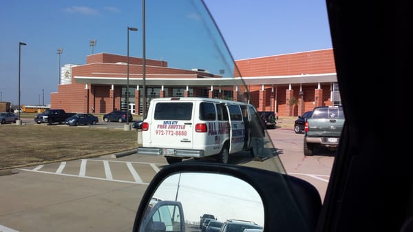 Why use a parking spot the right way when you can show your students how to take up several?