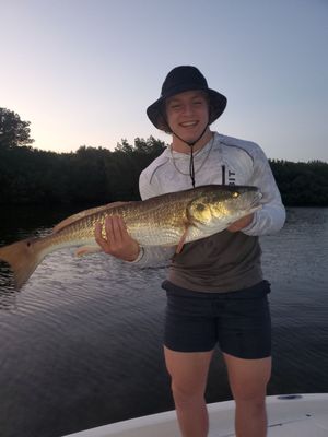 Sam with a nice redfish