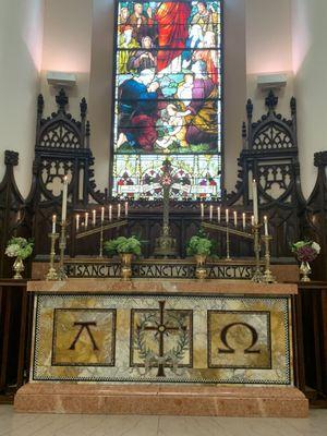 High Altar Trinity+St Peter's Church. September 2023