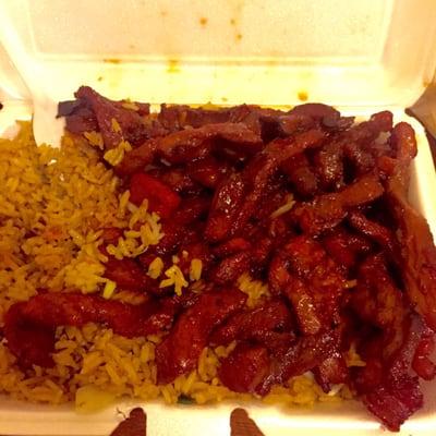 Boneless ribs fried rice delivery