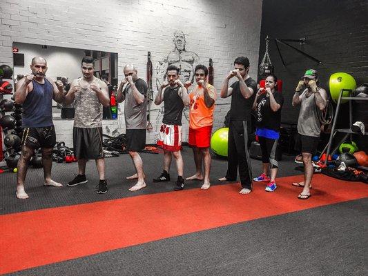 Kickboxing Class at Shape it Fitness