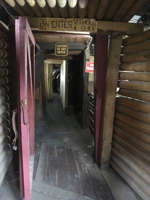 Mine entrance