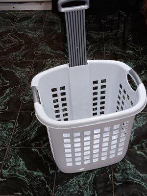 Basket with handle up