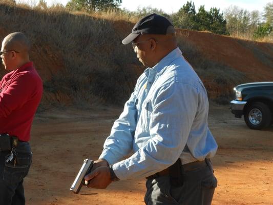 We have many Law Enforcement Officers, like Mr. Price, attend our classes.