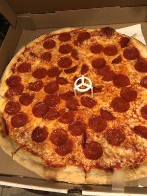 Pepperoni pizza