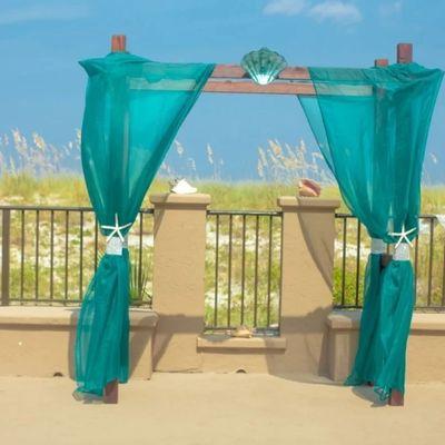 Beach theme backdrop