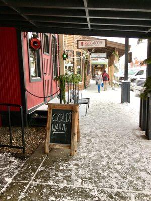 Adorable and Cozy place to take a break.  Yummy yogurt and stellar coffee!  YUM - seriously better than Bucks!