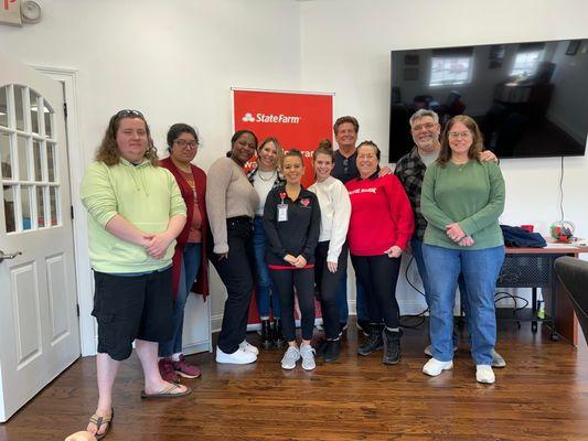 Carla Street State Farm got the entire staff CPR training