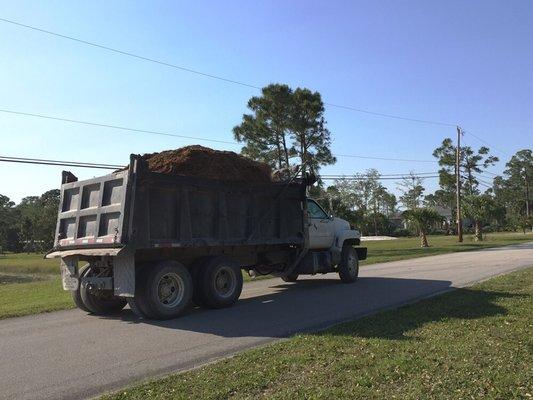 Manure removal 30 yards