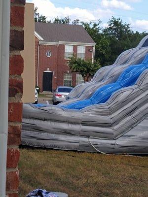 Slide erected at my apartment (supposedly authorized by manager)