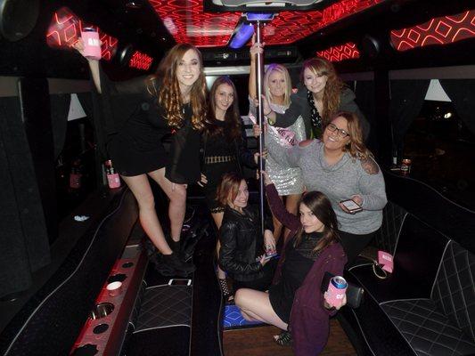 Best party buses in Las Vegas.