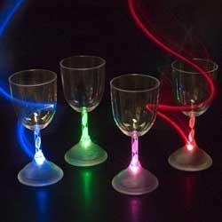 Light-Up Wine Goblets