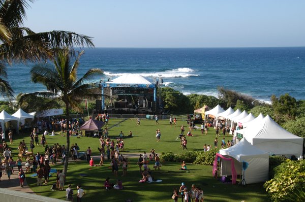 Wanderlust Oahu compound on the resort grounds.