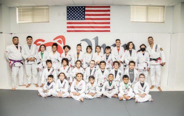 Kids Jiu jitsu rank day