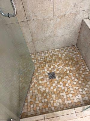 Shower floor. I can still see the ring