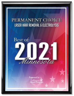 Permanent Choice Laser Hair Removal and Electrolysis Centers award winning best clinic for laser hair removal