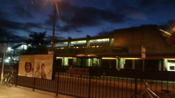 Cool clouds as train came in