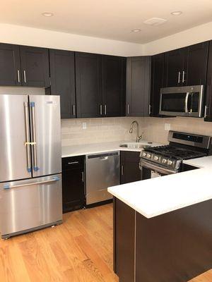 Brand New Stainless Steel Kitchen in Euclid Avenue 3 Bedroom in Brooklyn New York.