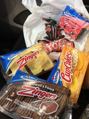 Stinker gas station store on Broadway in Boise, Idaho - buy 1, get 1 free Hostess products.