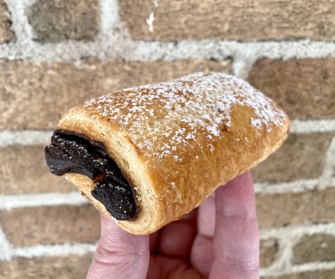 Chocolate filled pastry