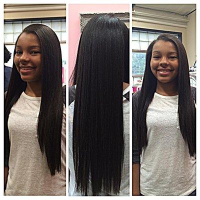 Silk Press on Natural Hair