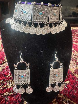 Beautiful necklace and earrings