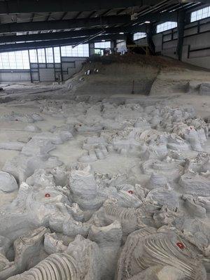 View of the fossil bed barn.