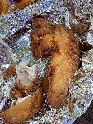 Disgusting chicken fingers